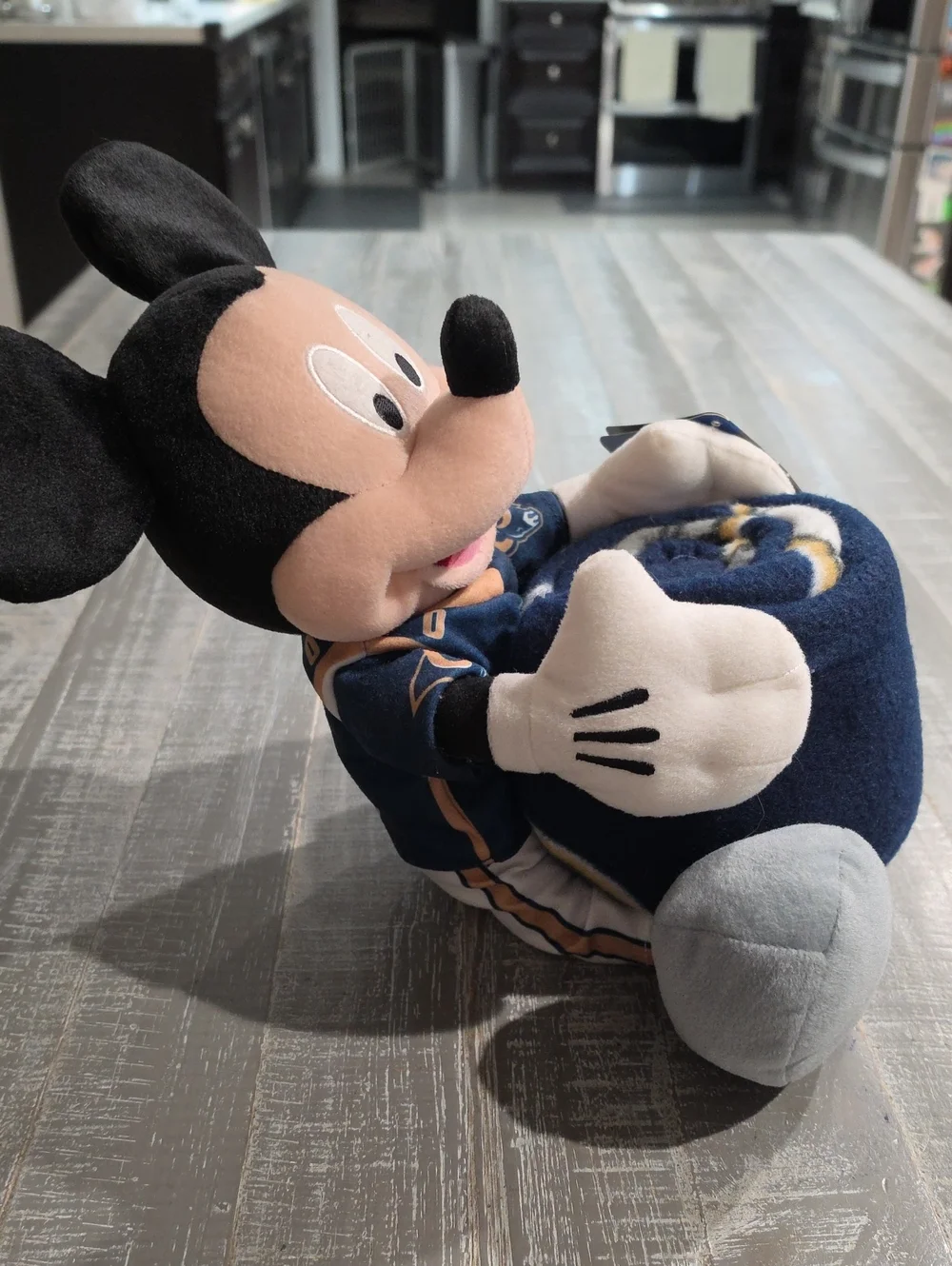 Mickey Mouse Character & Throw Set, LA Rams, NFL + Disney Plush & Blanket
